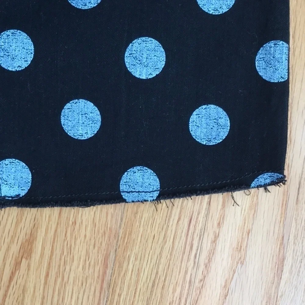 ARIZONA  Polka Dot Denim Skirt